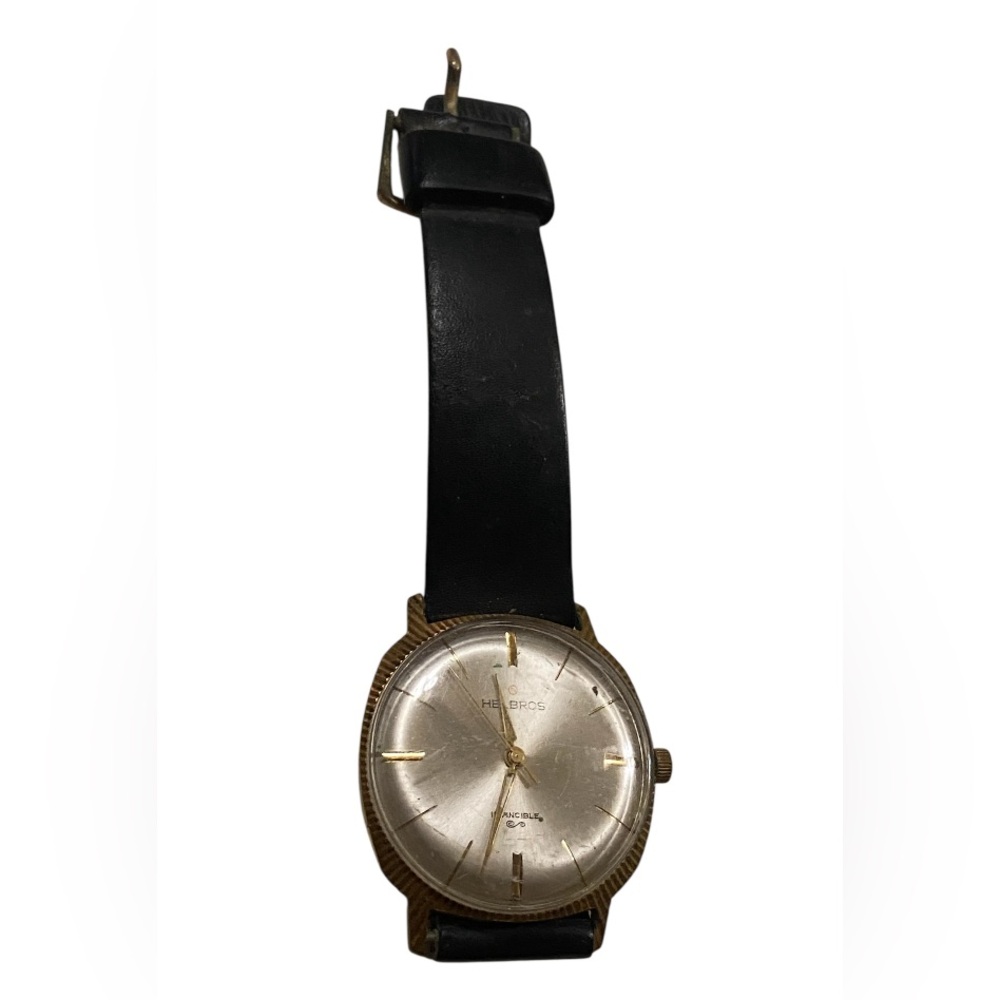 Vintage Helbros Invincible Watch for Parts or Repair #9358